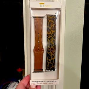 Brand new Apple Watch bands. Comes with two.